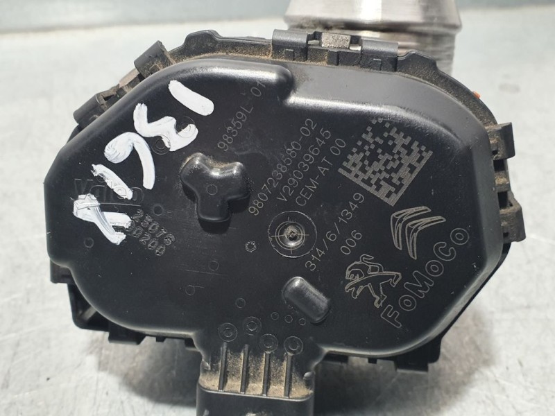 Recambio de caja mariposa para peugeot partner kombi outdoor referencia OEM IAM 9807288580 V29039645 VALEO