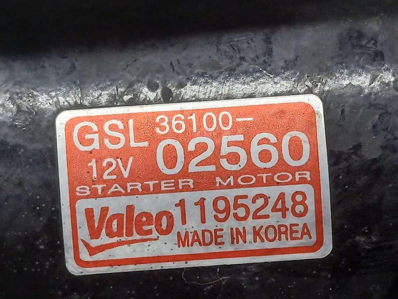 Recambio de motor arranque para hyundai i10 classic referencia OEM IAM 3610002560 1195248 VALEO