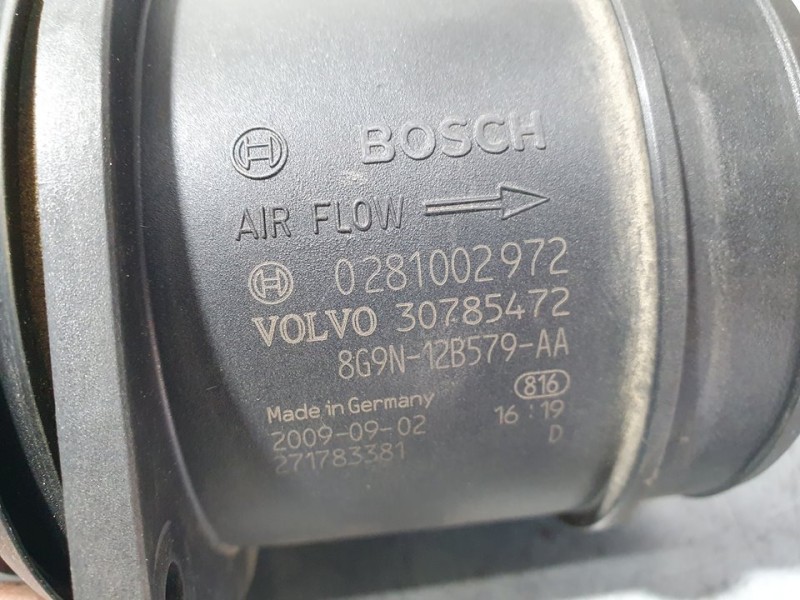 Recambio de caudalimetro para volvo xc60 kinetic 2wd referencia OEM IAM 30785472 0281002972 BOSCH