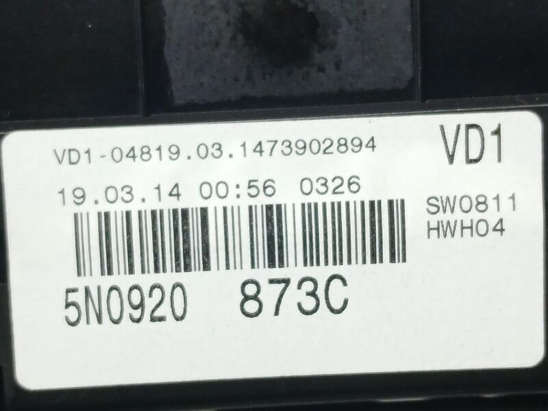 Recambio de cuadro instrumentos para volkswagen tiguan (5n2) blue motion tig referencia OEM IAM 5N0920873C VDO A2C84524300