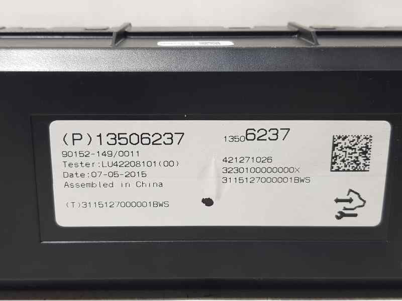 Recambio de modulo electronico para opel mokka excellence referencia OEM IAM 13506237  