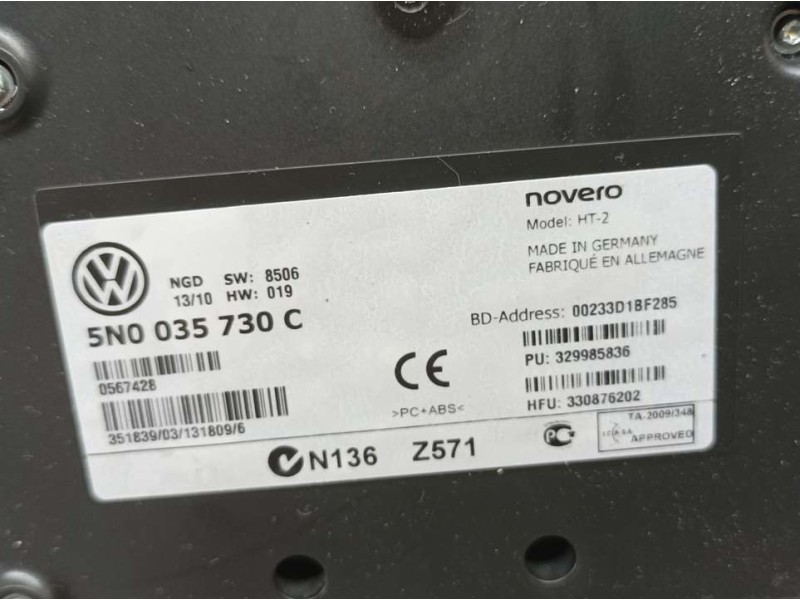 Recambio de modulo electronico para volkswagen golf vi (5k1) gtd referencia OEM IAM 5N0035730C 0567428 