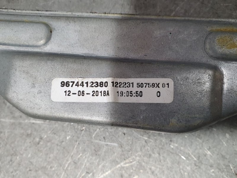 Recambio de elevalunas delantero derecho para citroën c-elysée feel referencia OEM IAM 9674412380  ELECTRICO 2 PINS