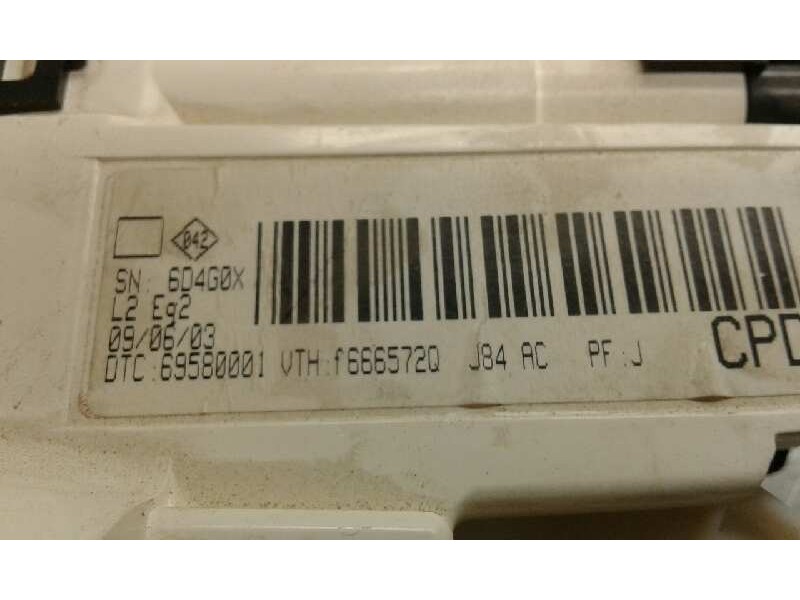 Recambio de mando calefaccion / aire acondicionado para renault scenic ii 1.5 dci diesel referencia OEM IAM 69580001 10000008942