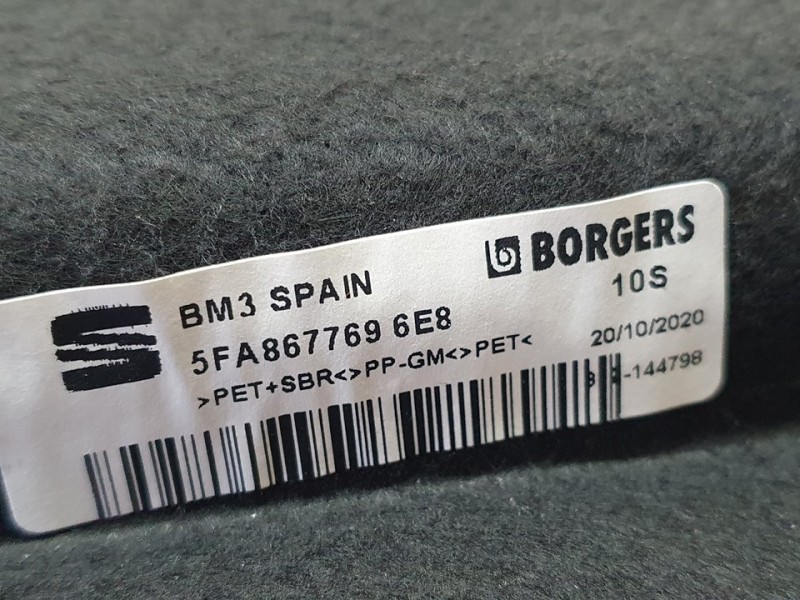 Recambio de bandeja trasera para seat leon (kl1) style referencia OEM IAM 5FA867769  