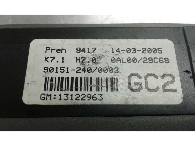 Recambio de mando climatizador para opel astra gtc 1.9 16v cdti cat (z 19 dth / lrd) referencia OEM IAM 901512400003 10000025884