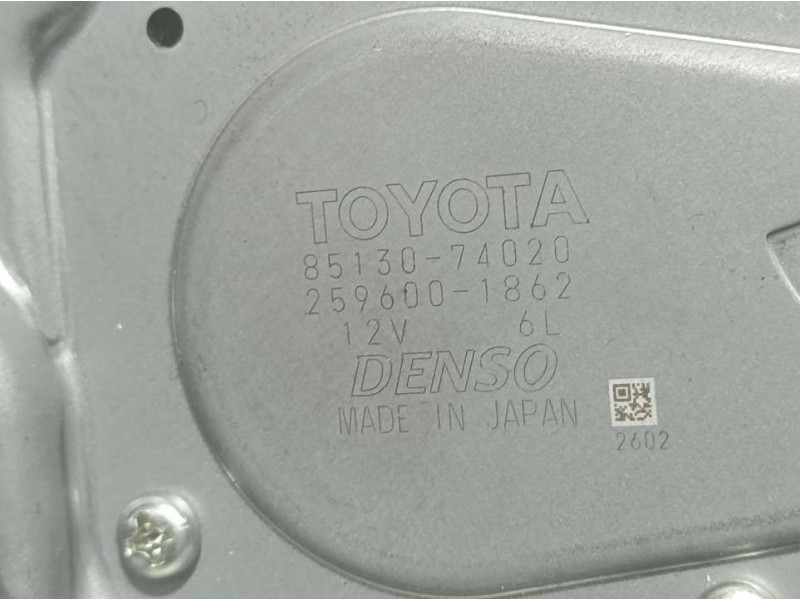 Recambio de motor limpia trasero para toyota iq básico referencia OEM IAM 8513074020 2596001862 DENSO