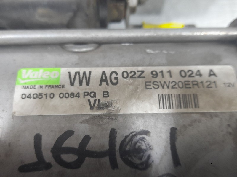 Recambio de motor arranque para audi a3 (8p) attration referencia OEM IAM 02Z911024A 0405100084PG VALEO
