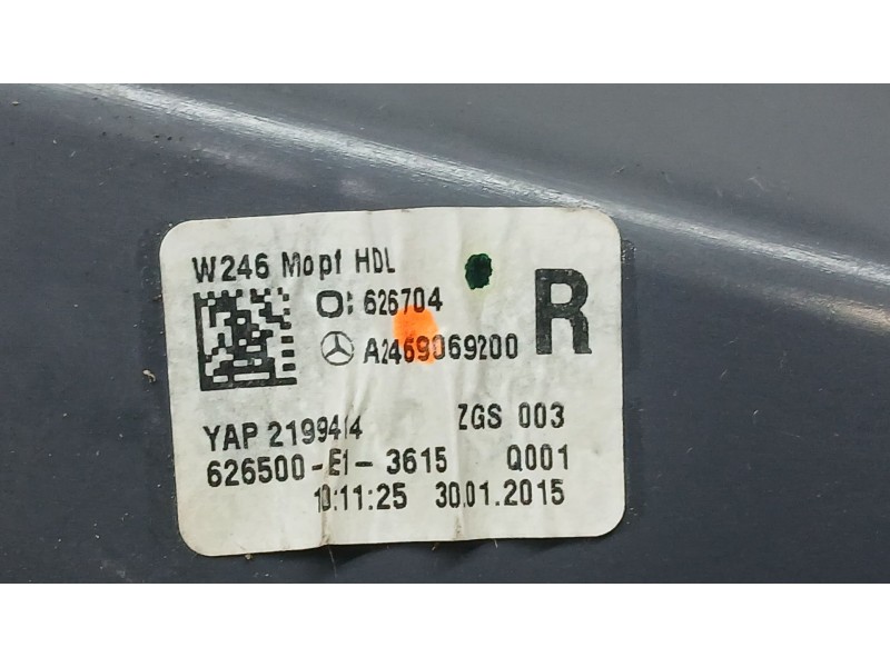 Recambio de piloto trasero derecho interior para mercedes-benz clase b sports tourer (w246, w242) b 200 cdi / d (246.208) refere