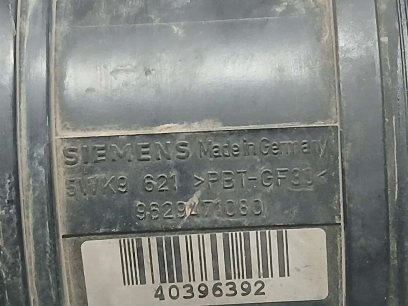 Recambio de caudalimetro para citroën jumpy 2.0 hdi sx familiar (5/6 asientos) referencia OEM IAM 9629471080 5WK9621 SIEMENS