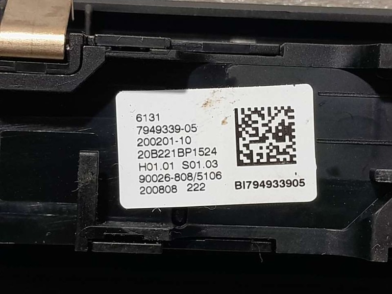 Recambio de mando radio para bmw serie 1 lim. (f40) 118d referencia OEM IAM 7949339  