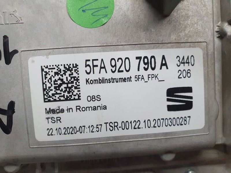 Recambio de cuadro instrumentos para seat leon (kl1) style referencia OEM IAM 5FA920790A  