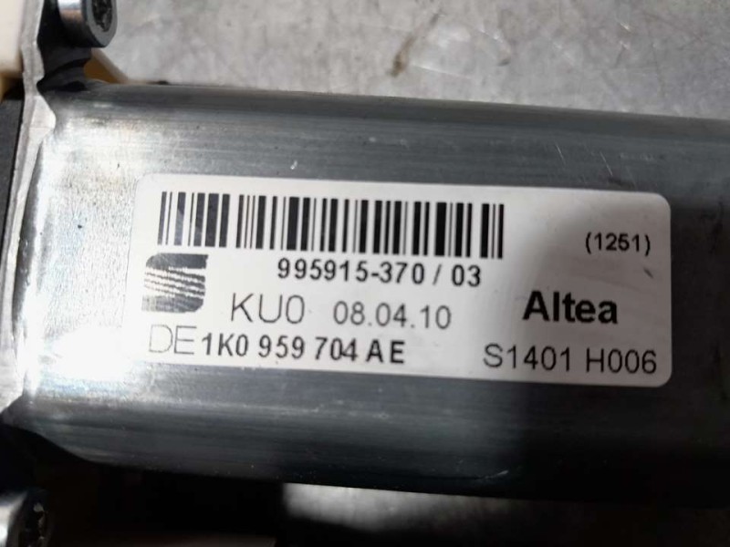 Recambio de elevalunas trasero derecho para seat altea xl (5p5) reference ecomotive referencia OEM IAM 1K0959704AE  ELECTRICO 18