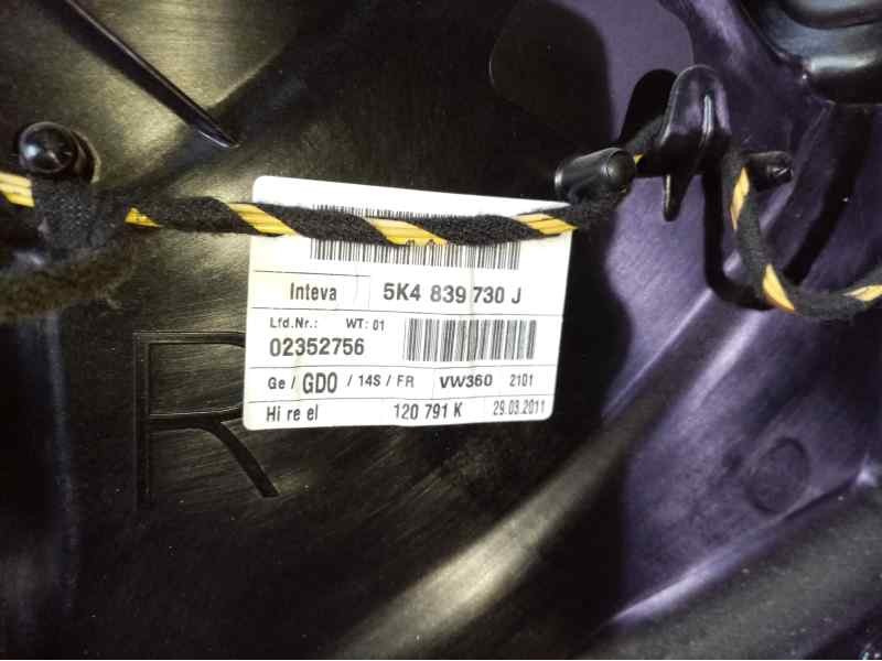 Recambio de elevalunas trasero derecho para volkswagen golf vi (5k1) advance bluemotion referencia OEM IAM 5K4839730J  ELECTRICO