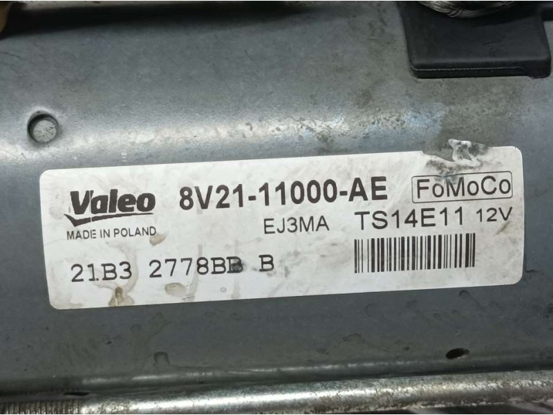Recambio de motor arranque para ford fiesta (ccn) ambiente referencia OEM IAM 8V2111000AE TS14E11 VALEO