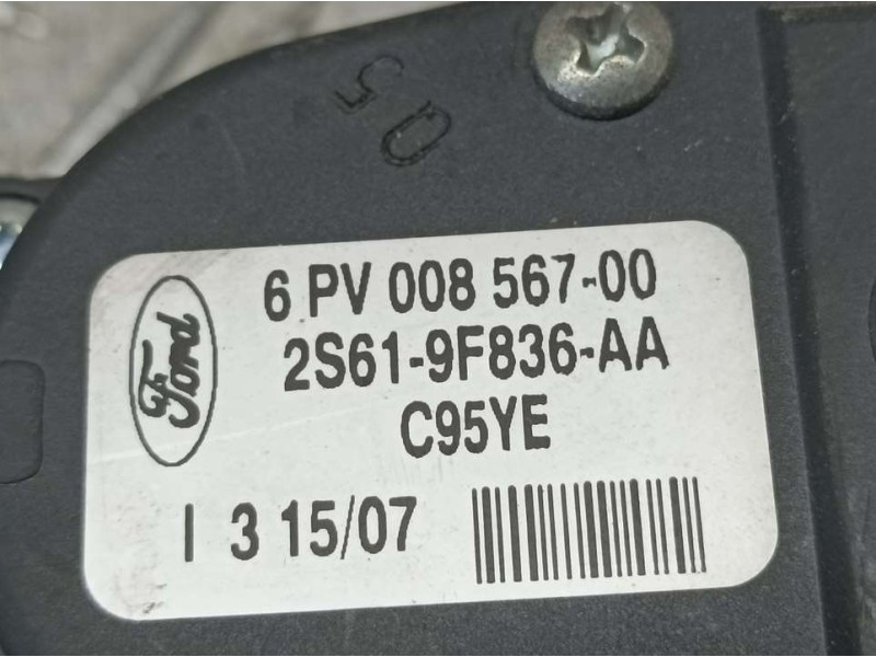 Recambio de potenciometro pedal para ford fiesta (cbk) ambiente referencia OEM IAM 2S616F836AA 6PV00856700 