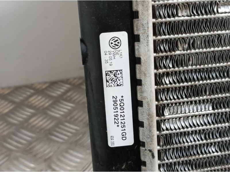 Recambio de radiador agua para seat leon (kl1) style referencia OEM IAM 5Q0121251GD  PATA ROTA