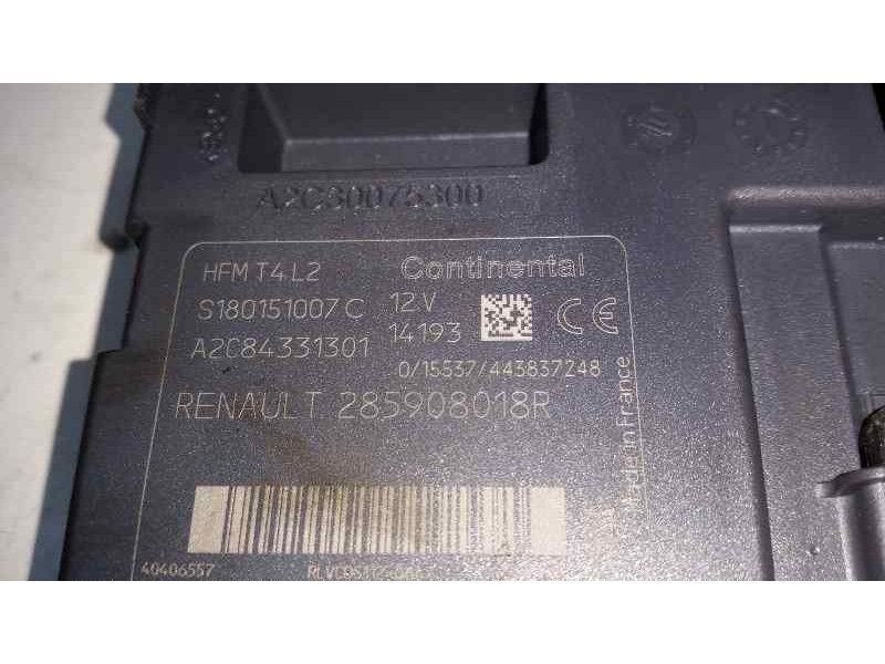 Recambio de conmutador de arranque para renault captur 5 p referencia OEM IAM A2C84331301 285908018R CONTINENTAL