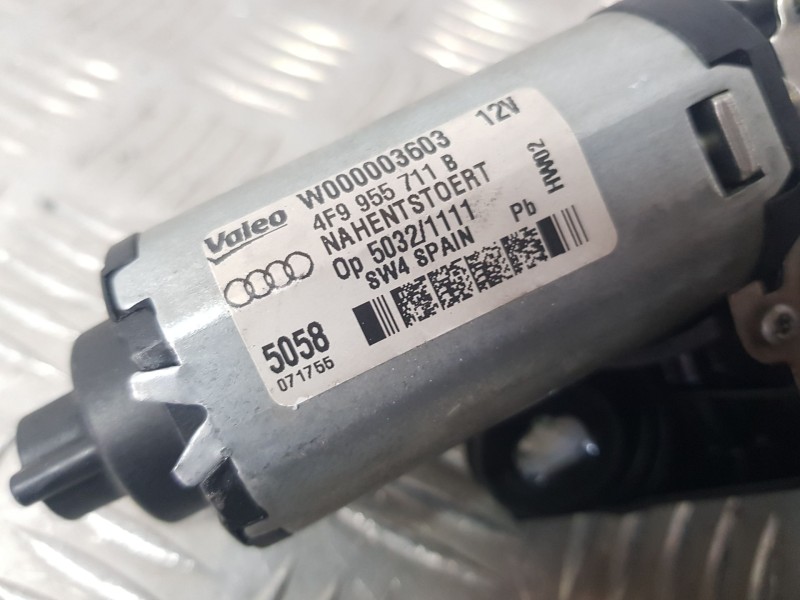 Recambio de motor limpia trasero para audi a6 c6 avant (4f5) 3.0 tdi quattro referencia OEM IAM 4F9955711B VALEO 4 PINS 