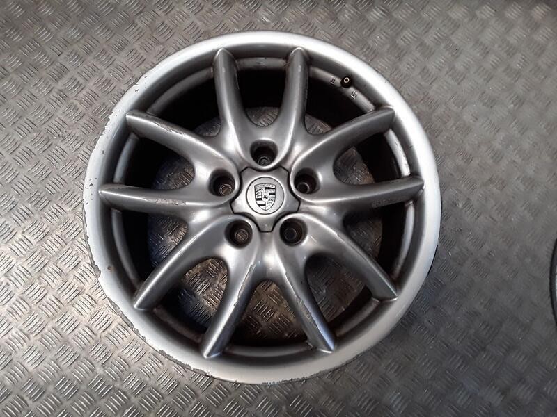 Recambio de juego llantas aluminio para porsche cayenne (9pa) s 4.5 referencia OEM IAM 9X19 5 TORN ET60 ALUMINIO ROZADAS