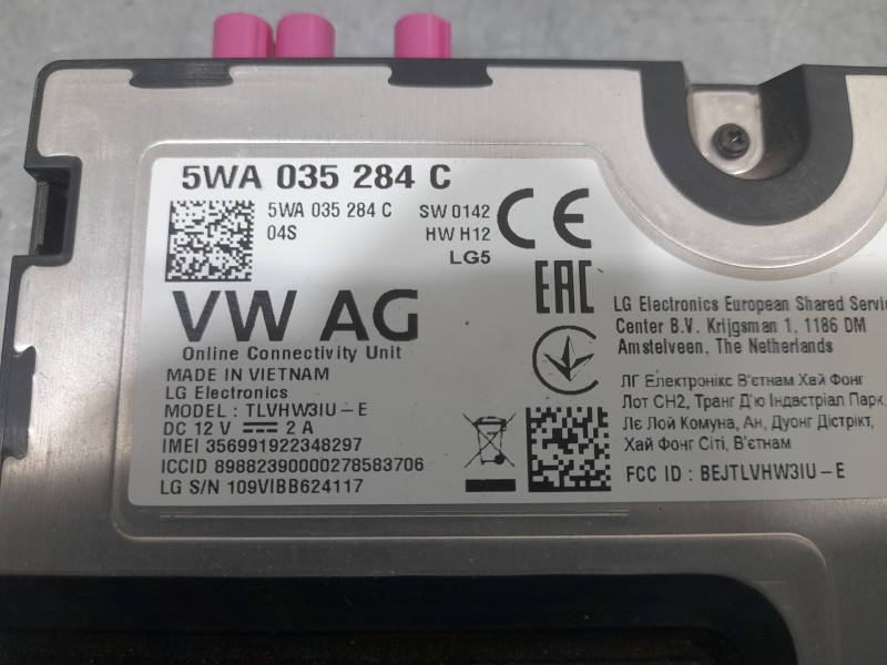 Recambio de modulo electronico para cupra formentor basis referencia OEM IAM 5WA035284C SW0142 LG