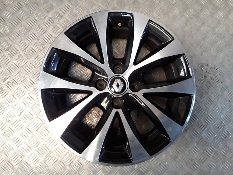 Recambio de llanta aluminio para renault clio v (b7_) tce 90 (b7mt) referencia OEM IAM 6.5X16 4 TORN ET37 ALUMINIO 