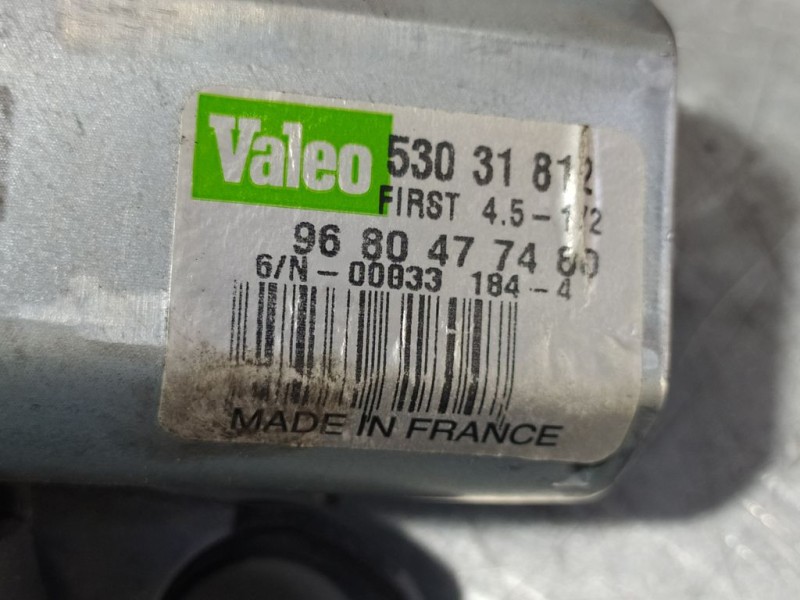 Recambio de motor limpia trasero para peugeot 3008 access referencia OEM IAM 9680477480 53031812 VALEO 3 PINES