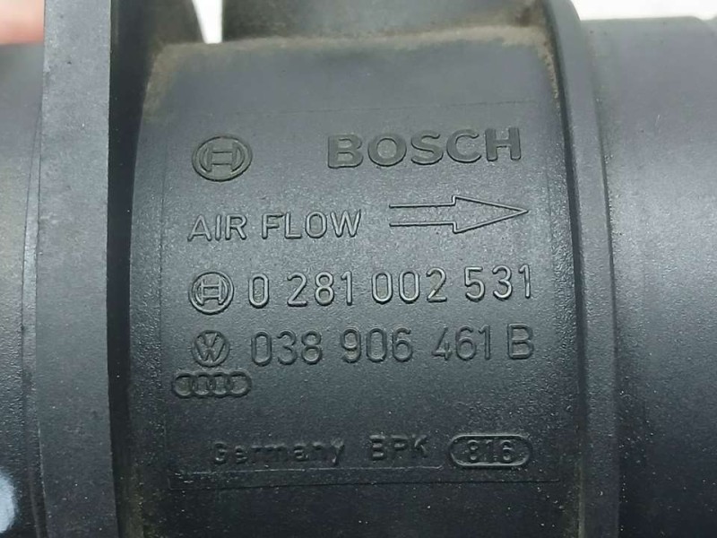 Recambio de caudalimetro para volkswagen jetta (1k2) advance referencia OEM IAM 038906461B 0281002531 BOSCH