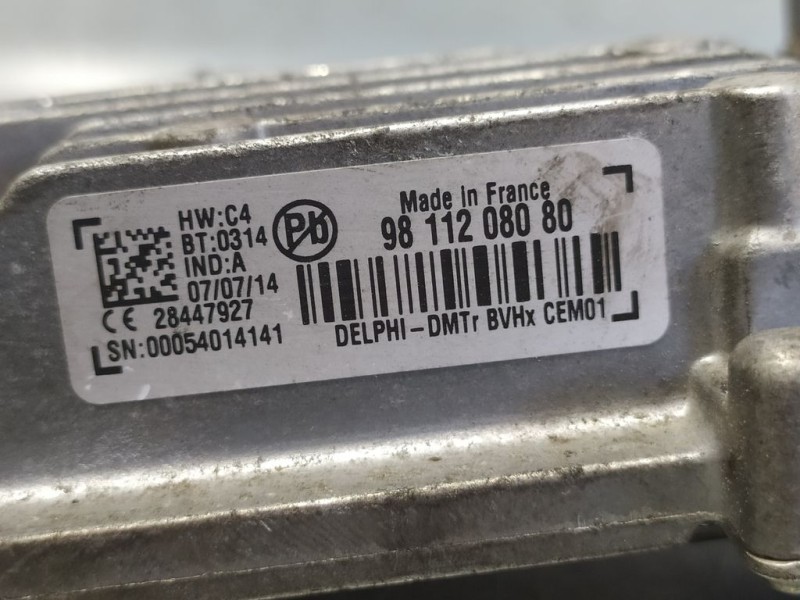 Recambio de centralita start / stop para peugeot 3008 access referencia OEM IAM 9811208080 28447927 DELPHI