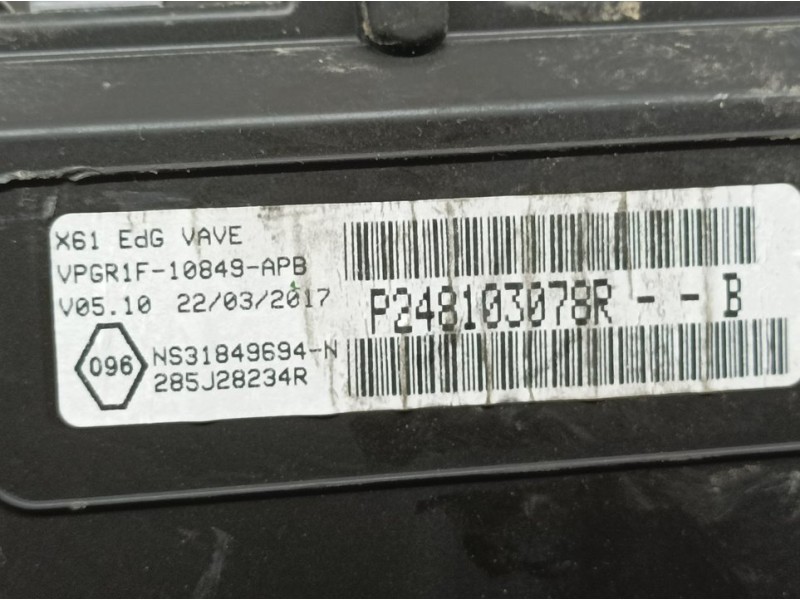 Recambio de cuadro instrumentos para renault kangoo acristalada (maxi) referencia OEM IAM 248103078R NS31849694N 