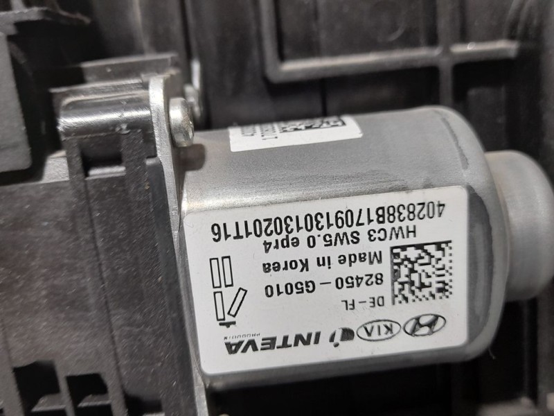 Recambio de elevalunas delantero izquierdo para kia niro concept plug-in hybrid referencia OEM IAM 82450G5010  ELECTRICO 6 PINS