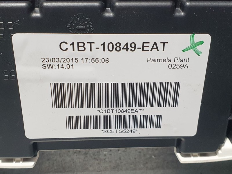Recambio de cuadro instrumentos para ford fiesta (ccn) trend referencia OEM IAM C1BT10849EAT  PALMELA PLANT