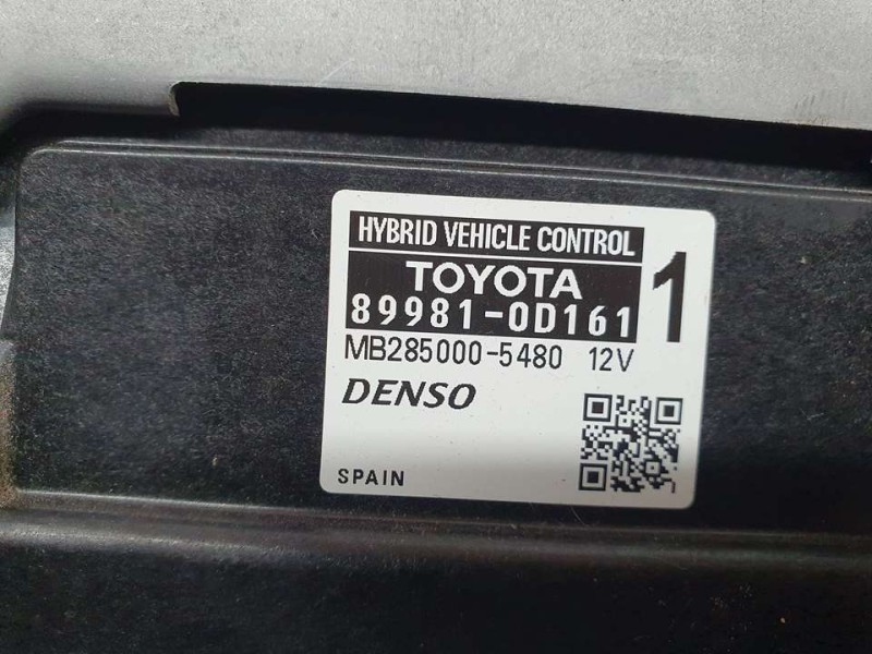Recambio de modulo electronico para toyota yaris hybrid advance referencia OEM IAM 899810D161 2850005480 DENSO