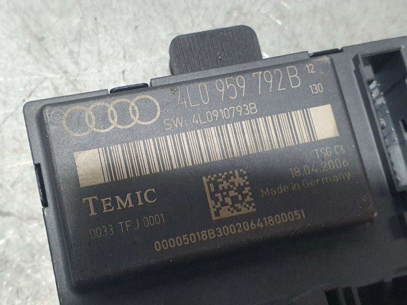 Recambio de modulo electronico para audi q7 (4l) 3.0 tdi referencia OEM IAM 4L0959792B 4L0910793B 