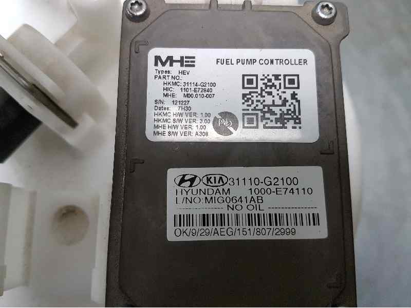 Recambio de aforador para kia niro concept plug-in hybrid referencia OEM IAM 31110G2100 1000E74110 