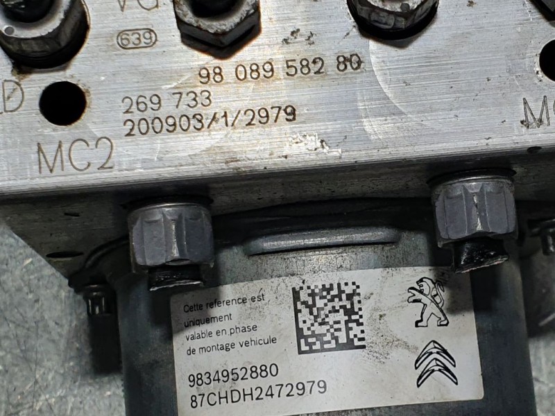 Recambio de abs para ds 7 crossback be chic referencia OEM IAM 9808958280 269733 