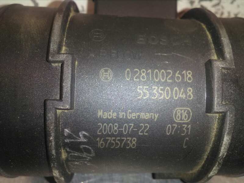 Recambio de caudalimetro para opel vectra c berlina comfort referencia OEM IAM 55350048 0281002618 BOSCH