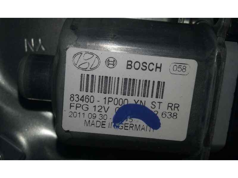 Recambio de elevalunas trasero derecho para kia venga emotion referencia OEM IAM  2 PINS ELECTRICO