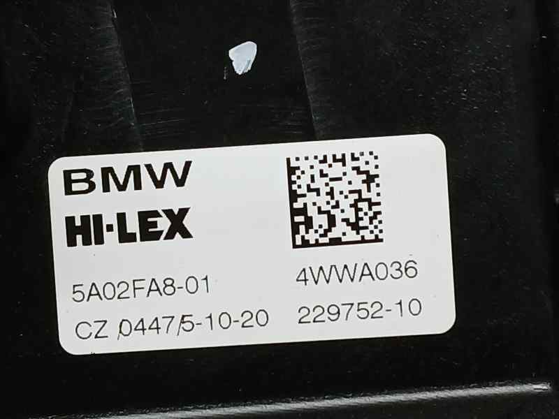 Recambio de elevalunas trasero derecho para bmw serie 1 lim. (f40) 118d referencia OEM IAM 5A02FA8 22975210 ELECTRICO HILEX