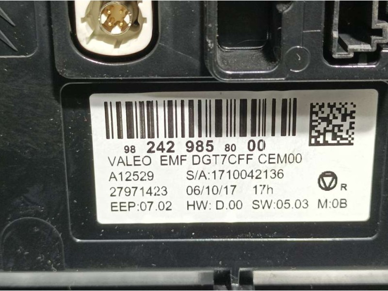 Recambio de sistema navegacion gps para peugeot 308 active referencia OEM IAM 9824298580 27971423 VALEO