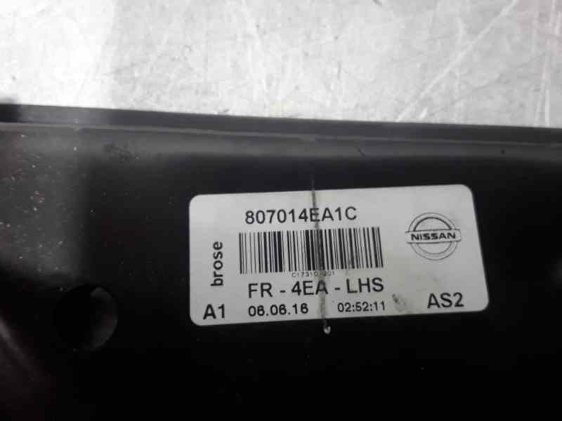 Recambio de elevalunas delantero izquierdo para nissan qashqai (j11) tekna referencia OEM IAM 807014EA1C 6 PINS ELECTRICO
