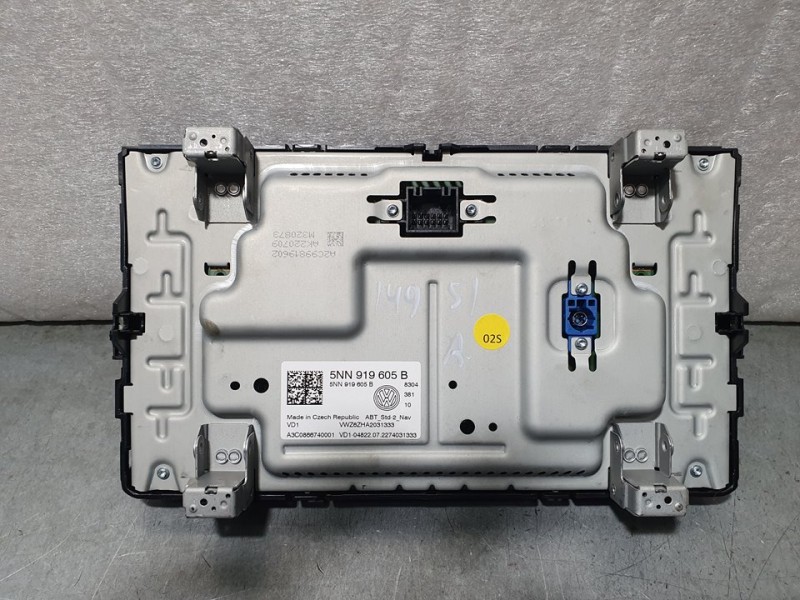 Recambio de sistema navegacion gps para volkswagen t-roc bluemotion referencia OEM IAM 5NN919605B A3C0866740001 