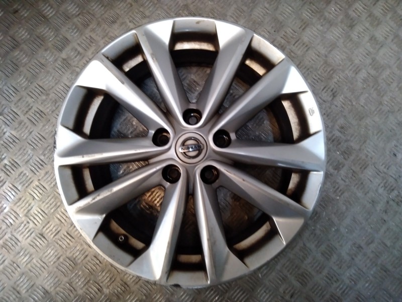 Recambio de juego llantas aluminio para nissan qashqai (j11) acenta referencia OEM IAM 7X17 5 TORN ET40 ALUMINIO ROZADAS