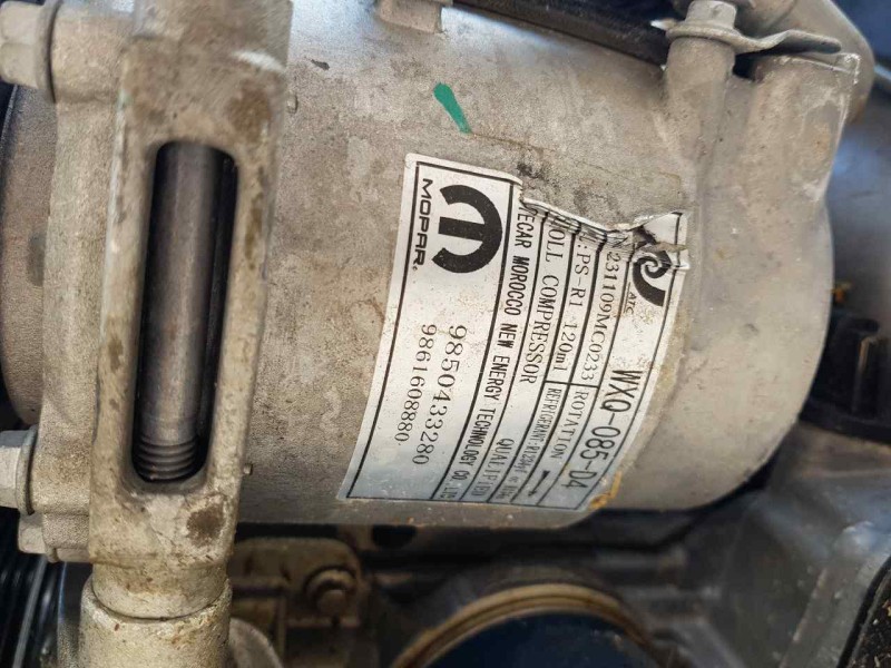 Recambio de compresor aire acondicionado para opel corsa f gs referencia OEM IAM 9850433280 MOPAR 