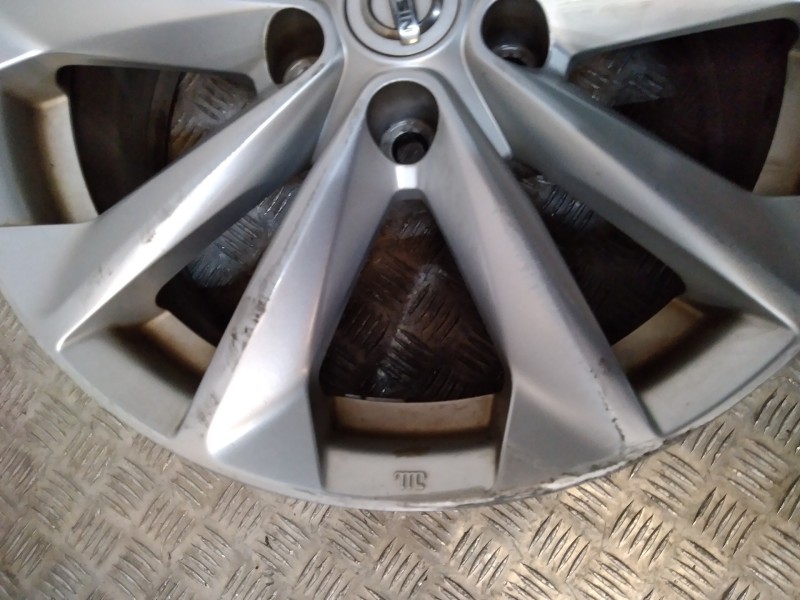 Recambio de juego llantas aluminio para nissan qashqai (j11) acenta referencia OEM IAM 7X17 5 TORN ET40 ALUMINIO ROZADAS