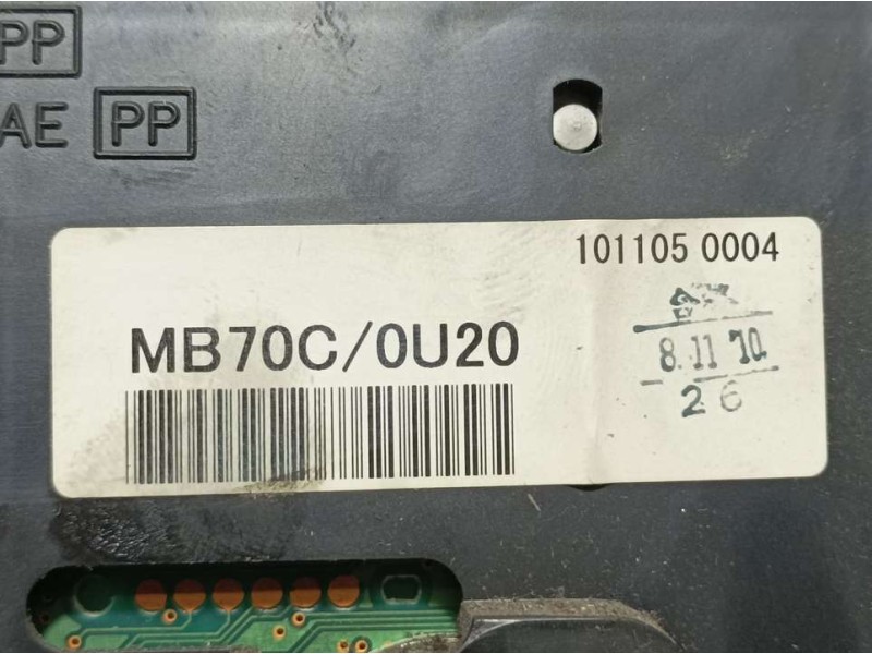 Recambio de cuadro instrumentos para nissan cabstar chasis cabina referencia OEM IAM 1011050004 MB70COU20 