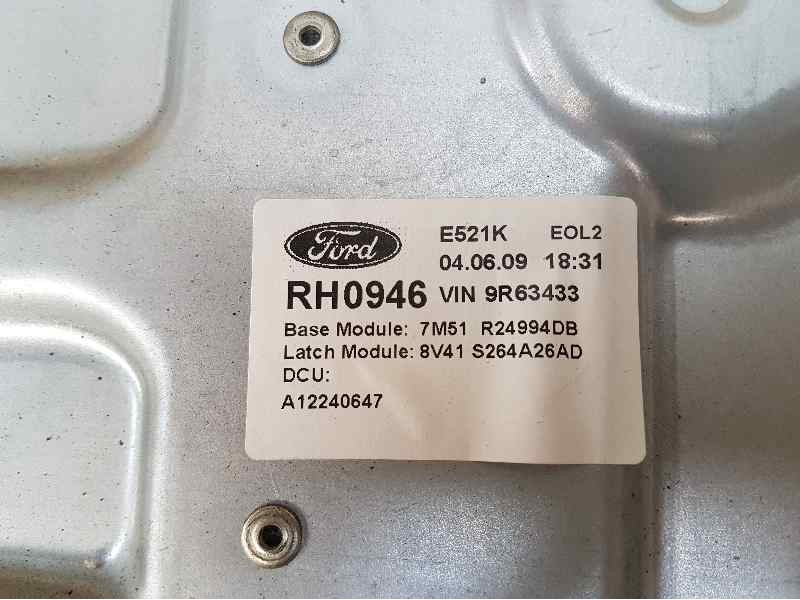 Recambio de elevalunas trasero derecho para ford kuga (cbv) trend referencia OEM IAM 8V41S264A26AD 7M51R24994DB ELECTRICO