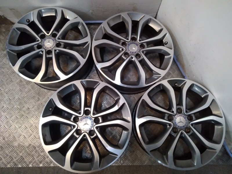 Recambio de juego llantas aluminio para mercedes-benz clase c (w205) lim. c 220 bluetec referencia OEM IAM 7X17 5 TORN ET48.5 AL