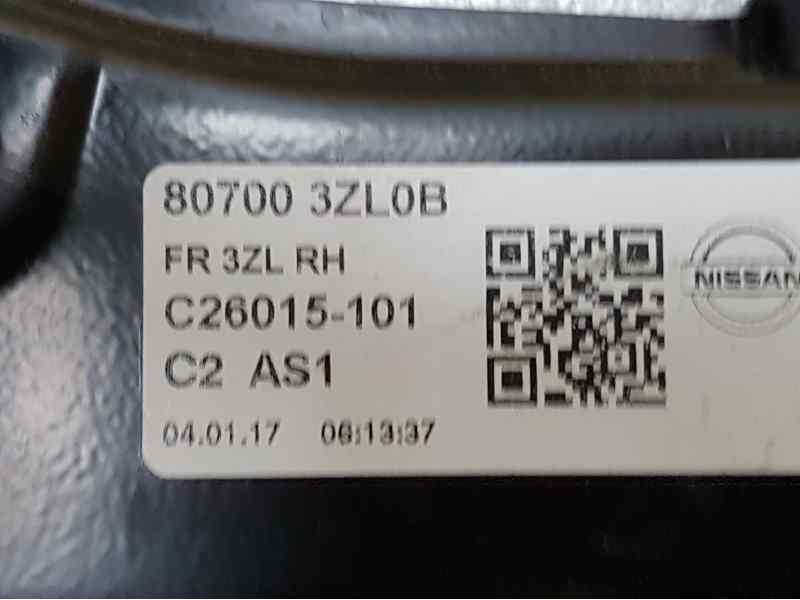 Recambio de elevalunas delantero derecho para nissan pulsar (c13) acenta referencia OEM IAM 807003ZL0B C26015101 ELECTRICO 2 PIN