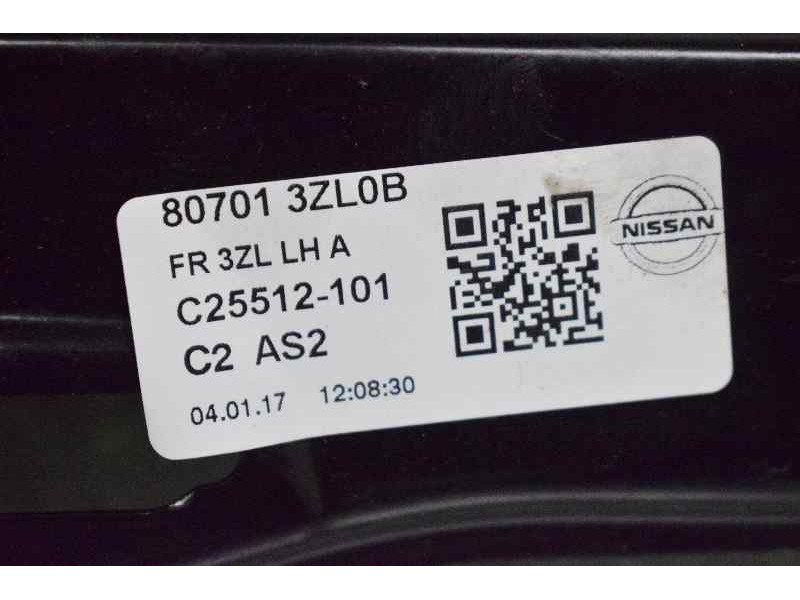 Recambio de elevalunas delantero izquierdo para nissan pulsar (c13) acenta referencia OEM IAM 807013ZL0B 6 PINS ELECTRICO